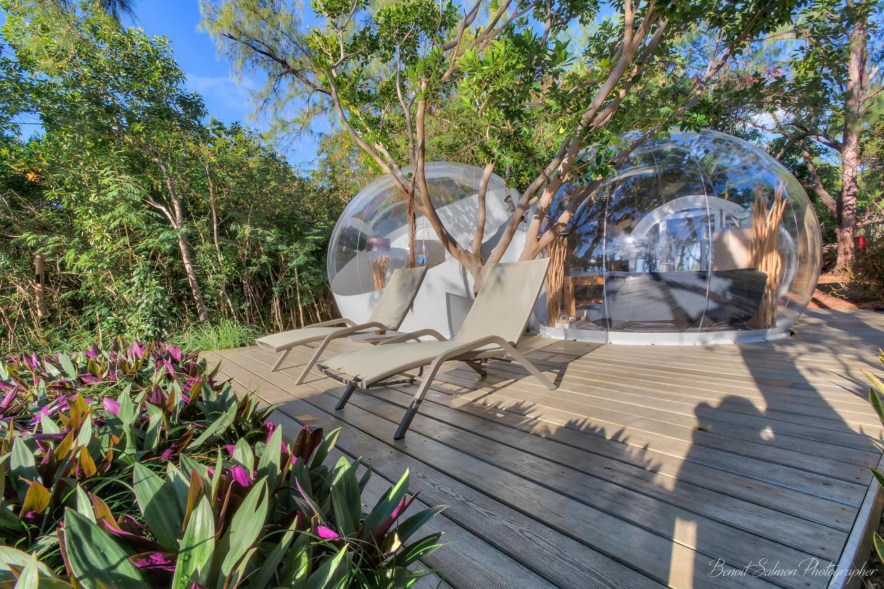 Bubble Lodge Ile Aux Cerfs Island Bagian luar foto